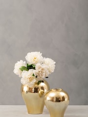 Fifty Five South Gold Large Ceramic Vase - Image 2 of 4