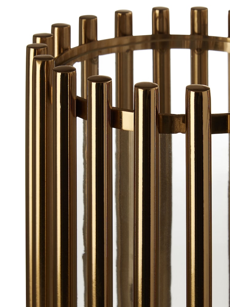 Fifty Five South Martina Hurricane Steel/Glass Candle Holder - Imagem 4 de 4