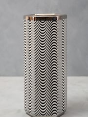 Fifty Five South Grey Hexagon Ceramic Umbrella Stand - Image 5 of 5