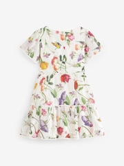 Baker by Ted Baker (0-13yrs) Floral White Dress - Image 6 of 9