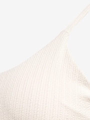 Écru texturé - Maillot de bain de maternité à encolure dégagée - Image 8 of 8