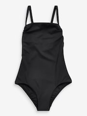 Black Bandeau Tummy Control Swimsuit - Image 5 of 5