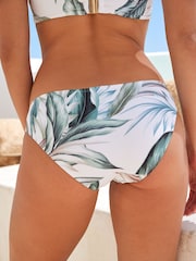 Green Leaf High Leg Bikini Bottoms - Image 3 of 5