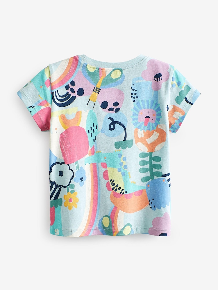 Pink Short Sleeve T-Shirts 3 Pack (3mths-7yrs) - Image 2 of 2 Pink Short Sleeve T-Shirts 3 Pack (3mths-7yrs) - Image 2 of 2