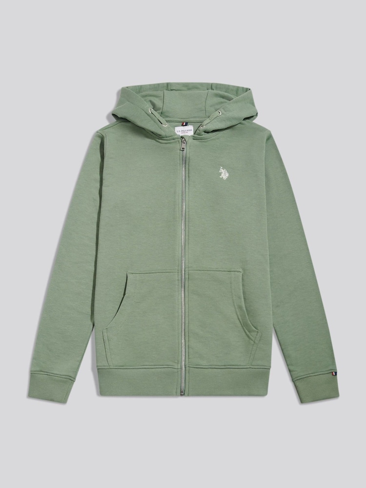 U.S. Polo Assn Green DHM LB Zip Hoodie - Image 1 of 4