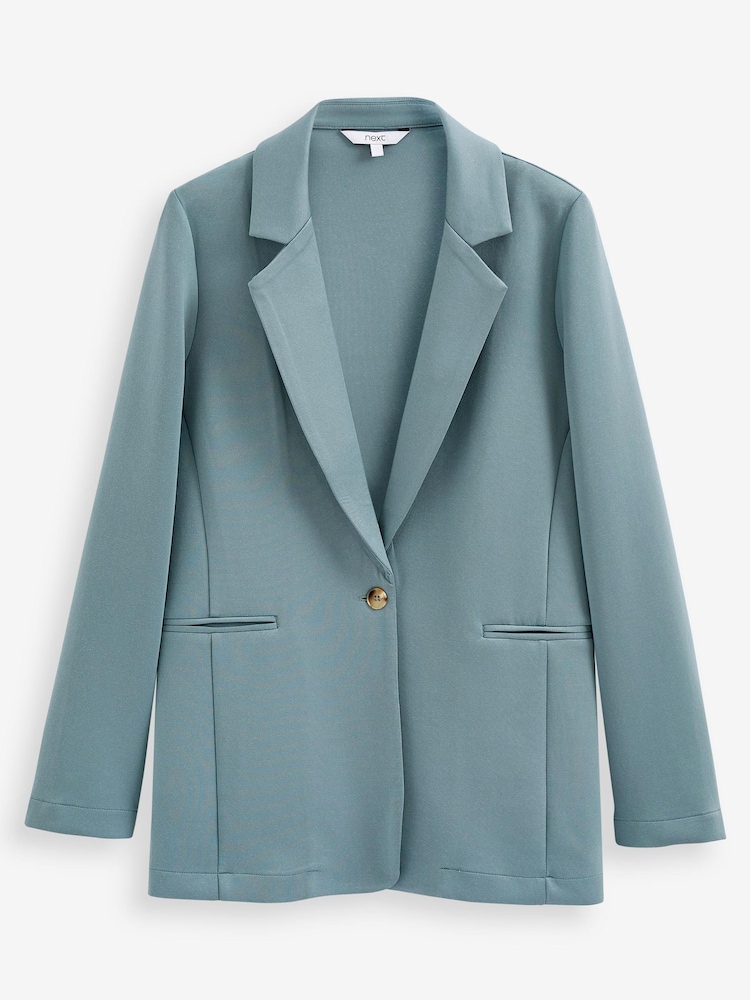 Blue Relaxed Fit Blazer - Image 5 of 5