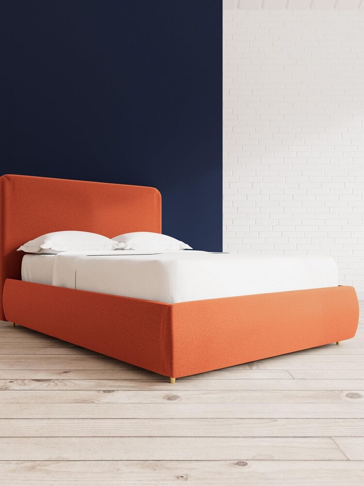 Swoon Soft Wool Burnt Orange Brockham Divan Ottoman Bed - Image 1 of 7