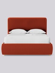Swoon Soft Wool Burnt Orange Brockham Divan Ottoman Bed - Image 4 of 7