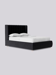 Swoon Easy Velvet Black Kipling Divan Bed - Image 3 of 8