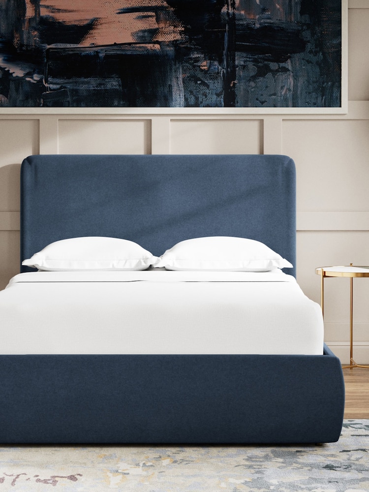 Swoon Smart Wool Indigo Blue Brockham Divan Bed - Image 2 of 8