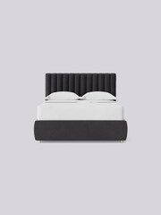 Swoon Easy Velvet Granite Grey Porlock Divan Bed - Image 4 of 8