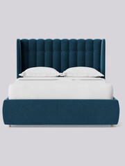 Swoon Easy Velvet Petrol Blue Kipling Divan Bed - Image 4 of 8