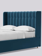 Swoon Easy Velvet Petrol Blue Kipling Divan Bed - Image 6 of 8