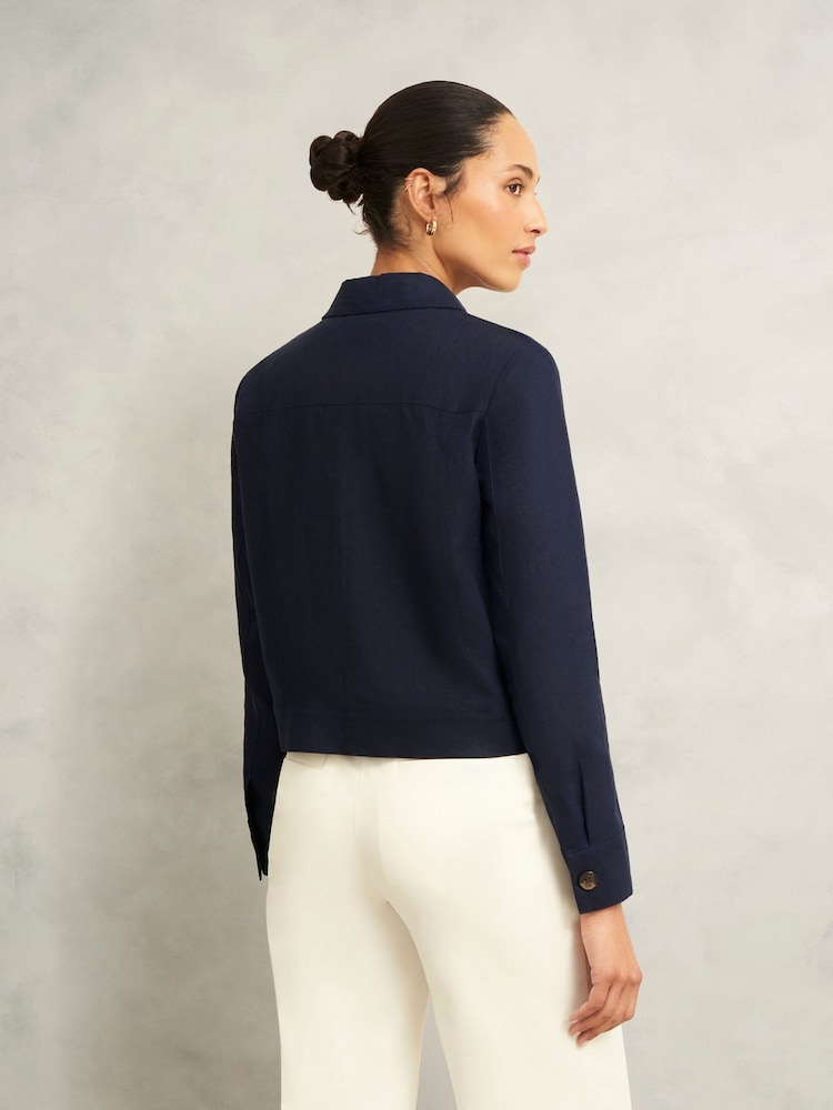 Hobbs Blue Clarence Jacket - Image 2 of 6 Hobbs Blue Clarence Jacket - Image 2 of 6