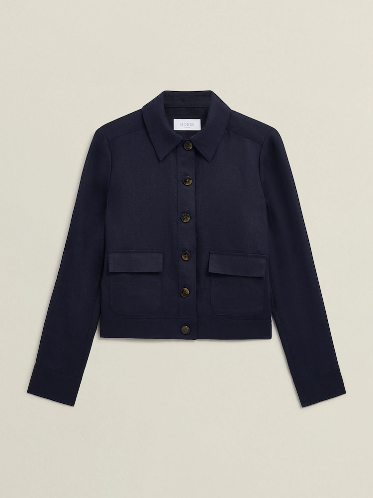 Hobbs Blue Clarence Jacket - Image 6 of 6 Hobbs Blue Clarence Jacket - Image 6 of 6