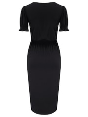 Pour Moi Black Jenny Puff Sleeves Dress - Image 5 of 5