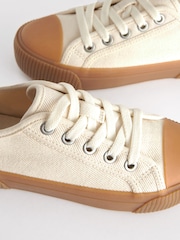 Neutral Lace-Up Low Trainers - Image 4 of 5