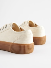 Neutral Lace-Up Low Trainers - Image 5 of 5