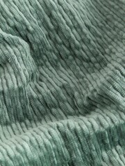 Moss Green Soft Cord Wide Leg Trousers with Modal - Image 2 of 3