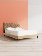 Swoon Easy Velvet Biscuit Natural Burbage Bed - Image 1 of 8