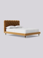 Swoon Easy Velvet Biscuit Natural Burbage Bed - Image 3 of 8