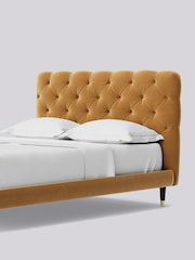 Swoon Easy Velvet Biscuit Natural Burbage Bed - Image 6 of 8
