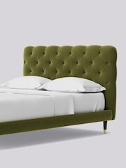 Swoon Easy Velvet Fern Green Burbage Bed - Image 6 of 8