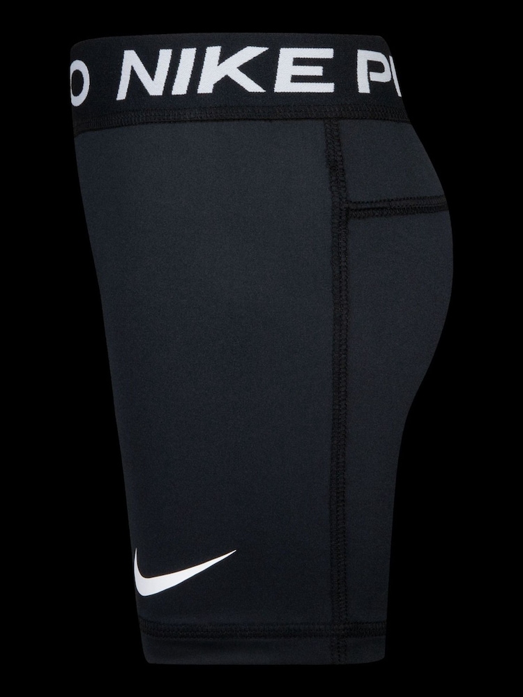 Черный - шорты Nike Little Kids Pro Dri-FIT - Image 9 of 9