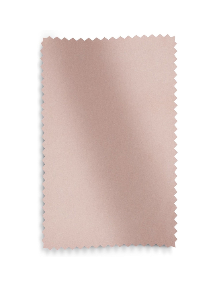 Soft Velvet Blush Pink Ribbed Storage Stool - Image 7 of 7