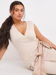 Figleaves Oatmeal Cream Marl Jumpsuit - Image 4 of 4