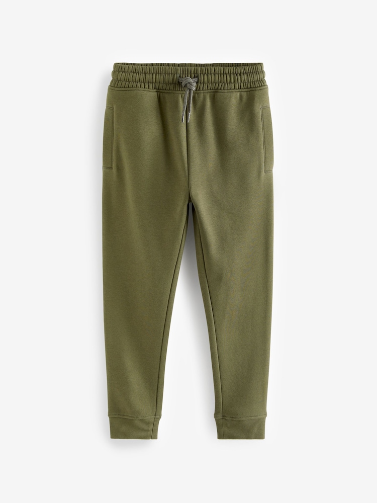 Khaki Green Skinny Fit Cuffed Joggers (3-16yrs) - Image 1 of 2