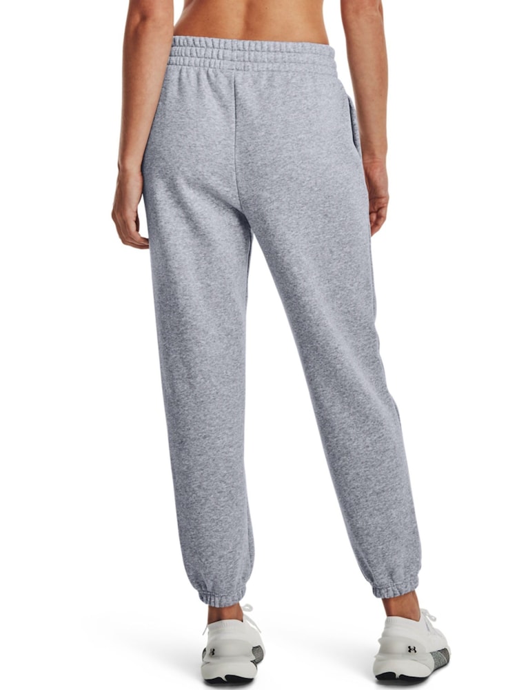 Under Armour Grey Essential Fleece Joggers - Image 2 of 6