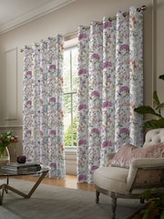 Voyage Lotus Purple Country Hedgerow Made to Measure Curtains - Image 2 of 9