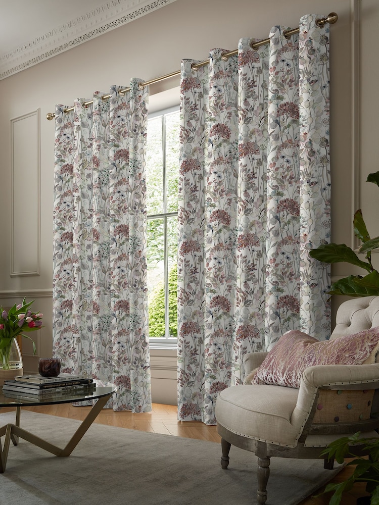 Voyage Dawn Brown Country Hedgerow Made to Measure Curtains - Image 2 of 9