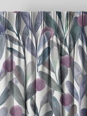 Voyage Violet Grey Enso Made to Measure Curtains - Image 5 of 9