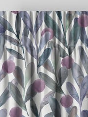 Voyage Violet Grey Enso Made to Measure Curtains - Image 6 of 9