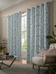 Voyage Pacific Blue Sprinkles Made to Measure Curtains - Image 2 of 9