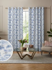 Voyage Bluebell Blue Salinas Made to Measure Curtains - Image 1 of 8