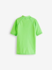 Green Short Sleeve Sunsafe Rash Vest (1.5-16yrs) - Image 6 of 6
