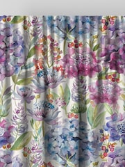 Voyage Grape Purple Hydrangea Made to Measure Curtains - Image 5 of 8
