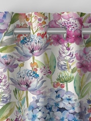 Voyage Grape Purple Hydrangea Made to Measure Curtains - Image 6 of 8
