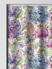 Voyage Grape Purple Hydrangea Made to Measure Curtains - Image 7 of 8
