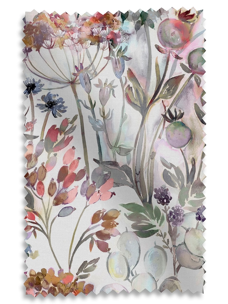 Voyage Dusk Red Country Hedgerow Made to Measure Curtains - Image 8 of 8