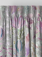 Voyage Dahlia Grey Masina Made to Measure Curtains - Image 4 of 8