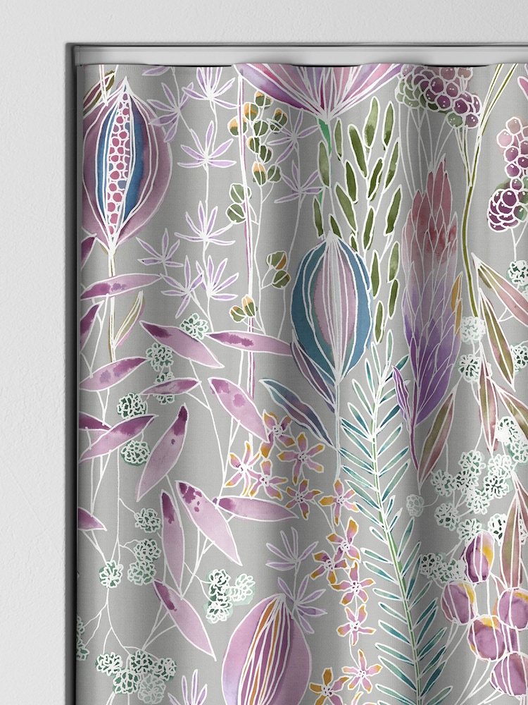Voyage Dahlia Grey Masina Made to Measure Curtains - Image 7 of 8