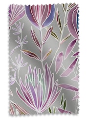 Voyage Dahlia Grey Masina Made to Measure Curtains - Image 8 of 8