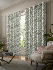 Voyage Sage Green Enso Made to Measure Curtains - Image 2 of 8