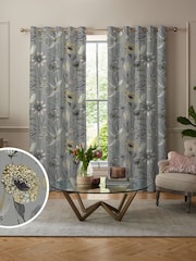 Voyage Dawn Grey Oceania Made to Measure Curtains - Image 1 of 8