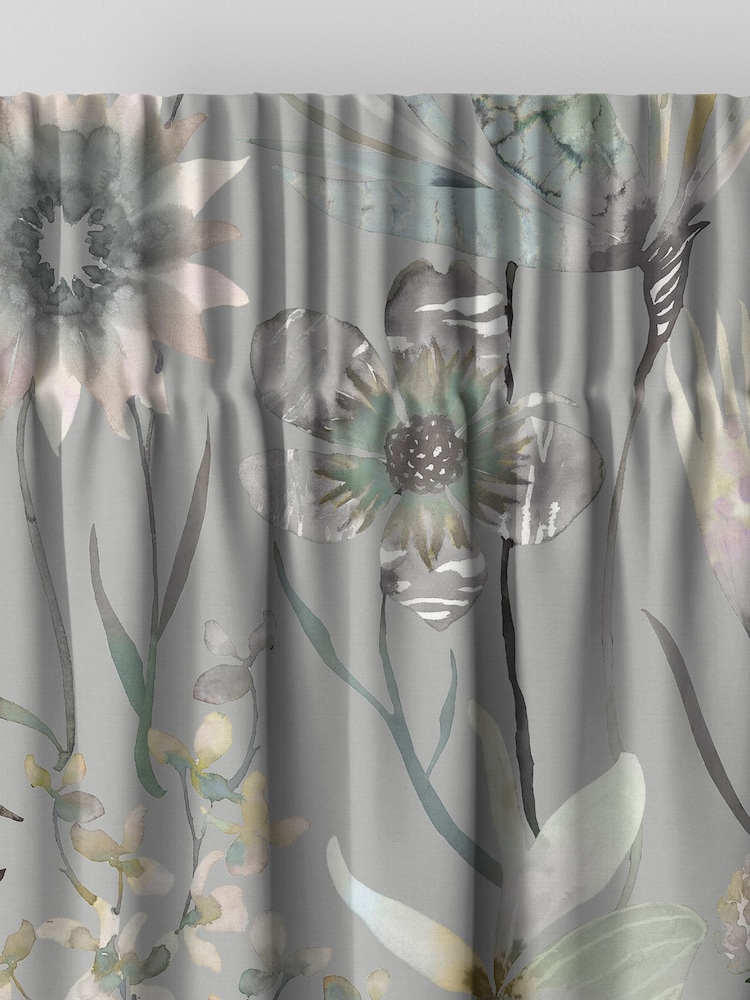 Voyage Dawn Grey Oceania Made to Measure Curtains - Image 5 of 8
