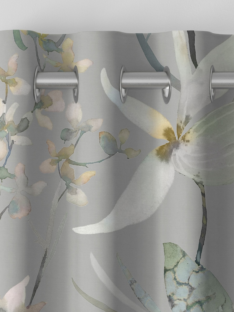 Voyage Dawn Grey Oceania Made to Measure Curtains - Image 6 of 8
